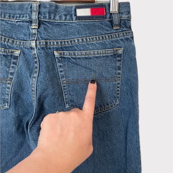 Tommy Hilfiger VTG Y2K Button Hem Jeans | 9 - Picture 3 of 8